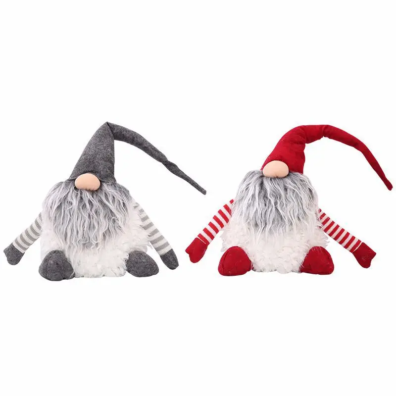 2019 fait main Décoration De Noël elfe sur l'étagère poupée enfant en peluche jouets MC-110