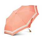 Rabbit Women Folding Umbrella New Design Rabbit Wood Handle Women Outdoor Waterproof 3 Folding Umbrella