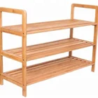 KD multipurpose shoes shelf bamboo commercial shoe rack organizer in the hallway