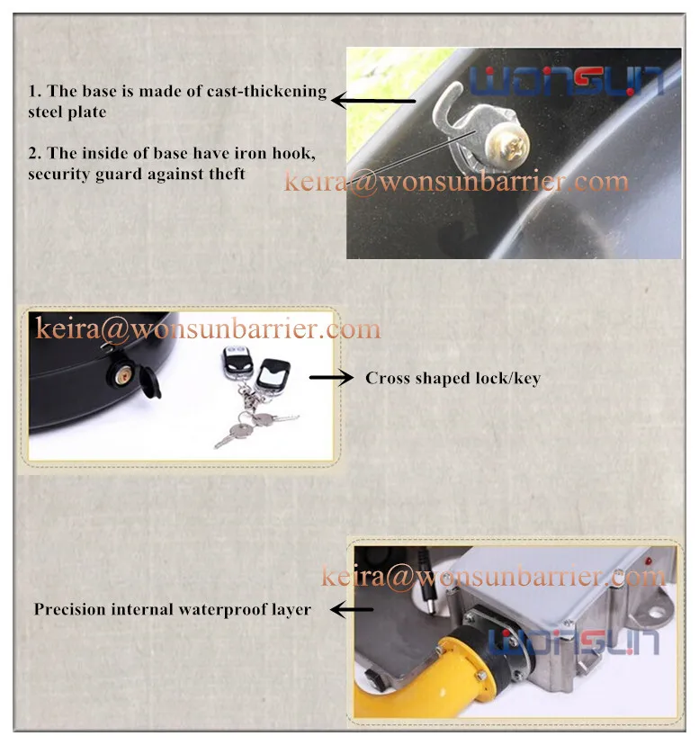 intelligent remote control parking lock