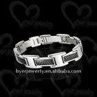 2011 titanium germanium magnetic bracelet with carbon fiber and magnets