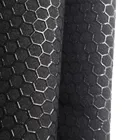 Elegant Shiny Embossed Honeycomb Silicone Microfiber Leather For Gloves