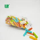 China manufacturer fruity flavors stick shape bubble gum with sour powder filled