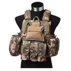 Outdoor Army Tactical Military Vest Assault Police Paintball Carbon Fiber Body Armor