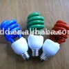 LED color bulb CFL spiral energy saving lamp 15W 20W 25W red green yellow blue E27 B22 AC110V 220V