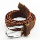 Multicolored Elastic Cotton Fabric Belt Fashionable Webbing Belt