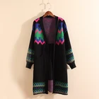 Stylish Design Multi Color Winter Knit Clothes Women Trench Coat