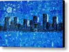 blue modern art styles famous painters paintings city buildings modern paintings for living room canvas painting buy online