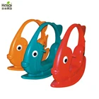 Kaiqi Colorful Plastic Indoor Swing Rider playground toy- cartoon design for Kids Play