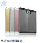 High Precision Tempered Glass 180Kg 396Lb Bathroom Body Weight Digital Electronic Weighing Scale