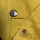 Button Scarf 2019 New 25colors Button Holes Magic Cashmere Scarf Wood Button Shawls