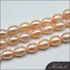 Perle 9-10mm real pearl strand necklace for making jewelry