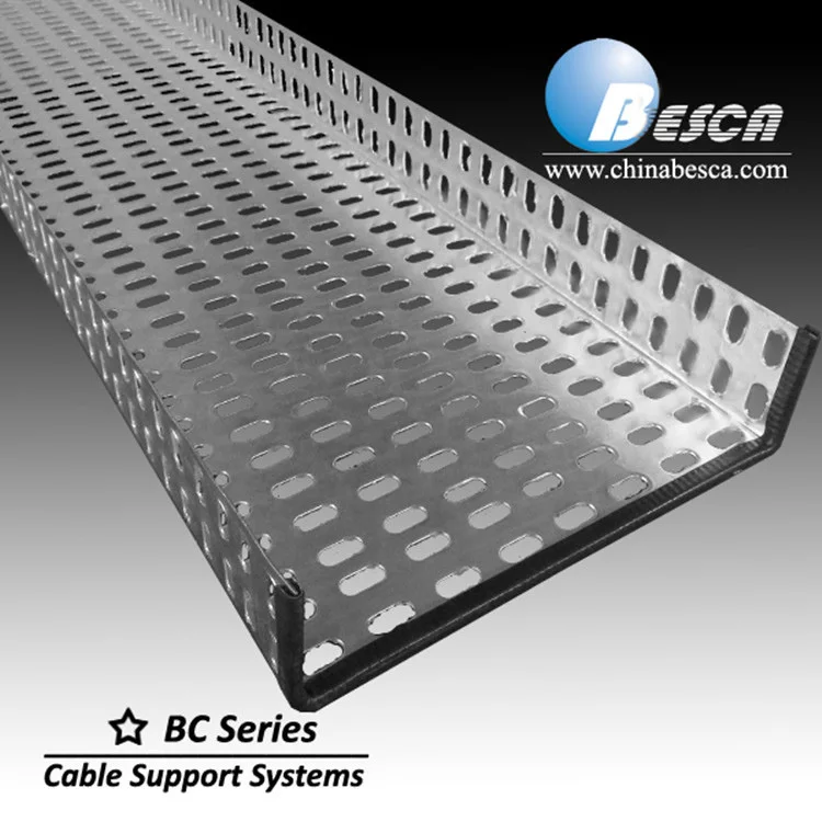 Hot Dip Galvanized Cable Tray With Rubber Protection (laying Cables