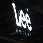 Best quality front light letter sign for electronic dentist's shop