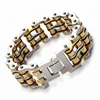OUMI New Product Personalized Colorful 316L Stainless Steel Jewelry Bike Motorcycle Chain Mens Bracelet