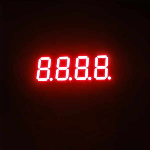 7 segment led display tht super red 0.36 inch 3461as 4 digit seven segment display