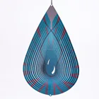 3D metal Wind spinner- Teardrop stainless steel wind spinner