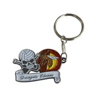 Customize hard enamel plating no minimum free artwork metal keychains