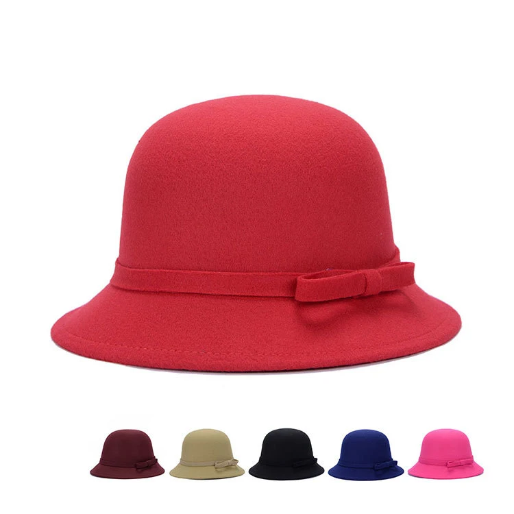 woolen bowler hat