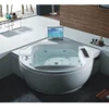 hot sale freestanding round bathtub WG-U3603 with whirlpool and colorful lights