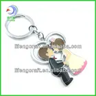 the bride and bridegroom couple lovers keychain for wedding favors