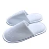 Wholesale disposable comfortable white EVA sole washable slipper close toe shoes hotel