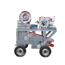 strong and cheap stone production mobile jaw crusher for spare parts