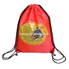 Drawstring Backpack Cinch Sack School Tote Bag Sport Pack