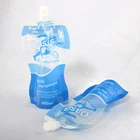 Shampoo Packaging Bag Plastic Liquid Stand Up Washing Spout Pouch Hand Package For Soap