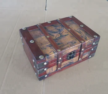 lockable wooden chest