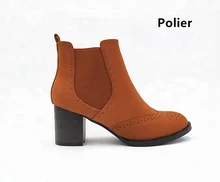 Polier factory direct boots fashion high heel ladies short boots women ankle boots shoes for winter and autumn
