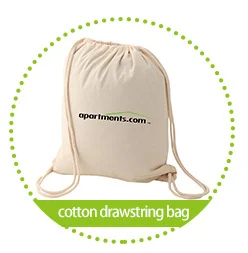 Reusable PP Nonwoven Draw String Grocery Backpack Folding Tote Bag Blank