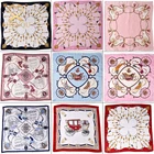 China Supplier Custom Design Digital Printing Square handkerchief 100% Silk Tudung Scarves Pocket Square scarf