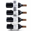 Stainless steel 4 bottles wine rack wall mounted for sale