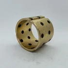 Low price JDB sliding oilless bearing Bronze Bush with graphite insert