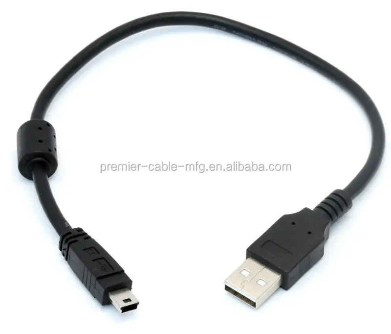 30cm Usb 2.0 Cable Usb Minib To Usb Type A Choke/filter For Noise