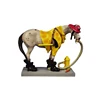 2018 hot sale Fireman pony horse resin animal figures