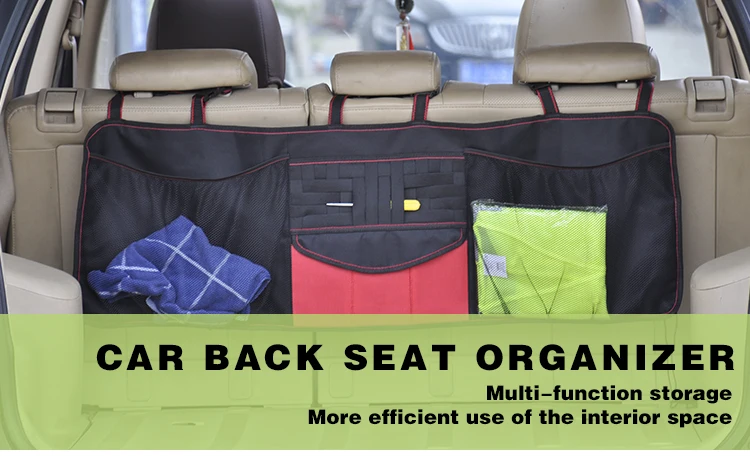 Multi-Pocket Portable Waterproof Car Rear Seat Organizer