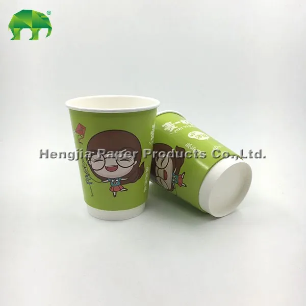 FDA ISO9001 18pe coated single wall paper cups beverage single wall paper cup