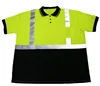Custom 100% Polyester Security Reflective Polo High Visibility Hi Vis Work Safety T Shirt