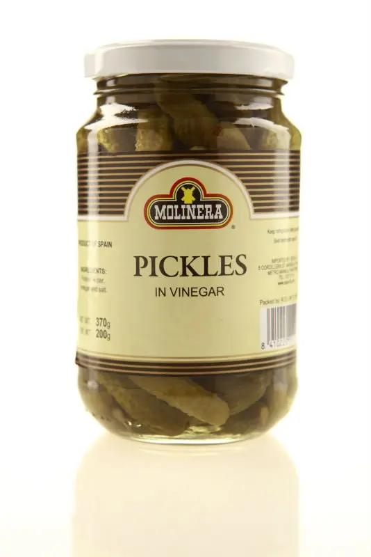 pickles in vinegar (spanish)