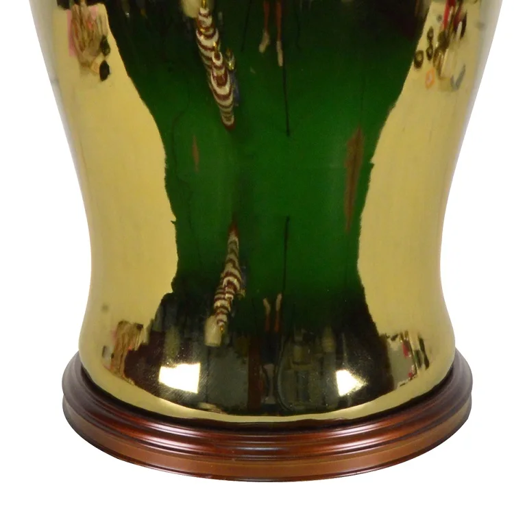 Wholesale Classic China Porcelain Gold Ceramic Decor Lamp