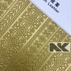 V067 Metal embossing PVC artificial leather for bags and shoes