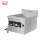 Restaurant kitchen luxury commercial electric fryers, custom 9l 20l commercial electric chicken fryer machine