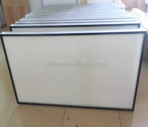 Without Separators Hepa and ULPA Air Filter for Cleanrooms