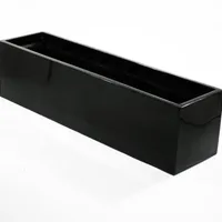 Large Black Trough Indoor Outdoor Fiberglass