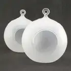 Hanging forested glass Ball Tealight Holder MH-12266