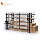 Modern High Quality Beer Rack Display Automated Convenience Online Retail Store Book Wood Wall Hanging Shelf