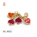 Wholesale beautiful custom made metal logo charms