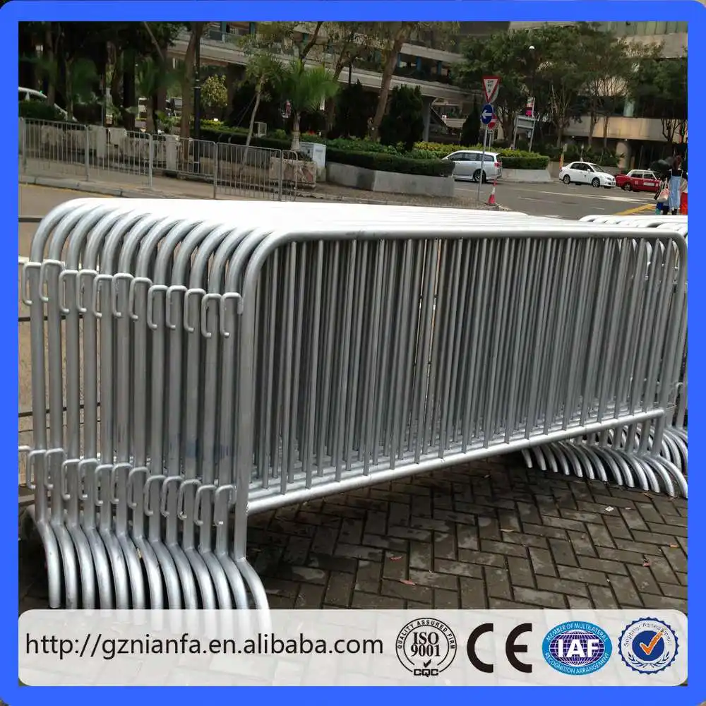 2018 nianfa factory plastic pesestrian safety barriers/road